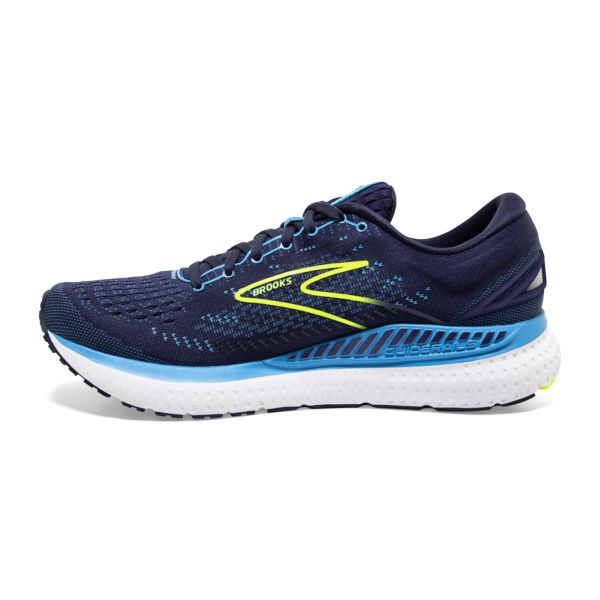 Brooks Glycerin GTS 19 Miesten Maantiekengät Laivastonsininen Sininen Keltainen | Suomi-415083