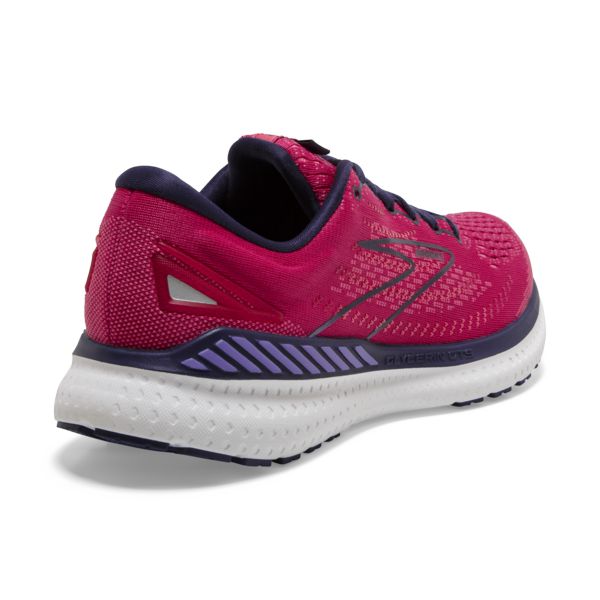 Brooks Glycerin GTS 19 Naisten Maantiekengät Punainen Violetit Valkoinen | Suomi-573216