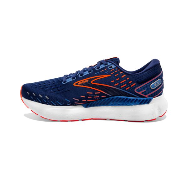 Brooks Glycerin GTS 20 Miesten Maantiekengät Sininen Oranssi Valkoinen | Suomi-73512