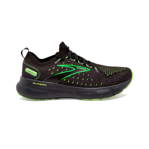 Brooks Glycerin StealthFit 20 Miesten Maantiekengät Mustat Vihreä | Suomi-407326