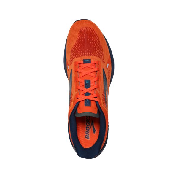 Brooks Launch GTS 9 Miesten Maantiekengät Oranssi Laivastonsininen | Suomi-387512