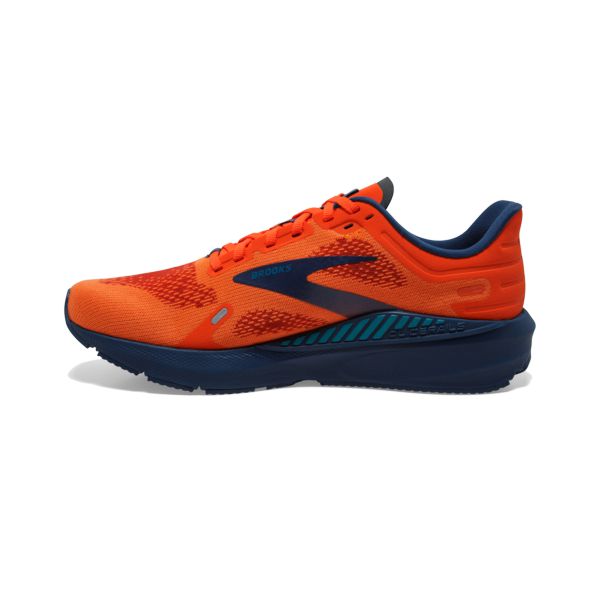 Brooks Launch GTS 9 Miesten Maantiekengät Oranssi Laivastonsininen | Suomi-387512