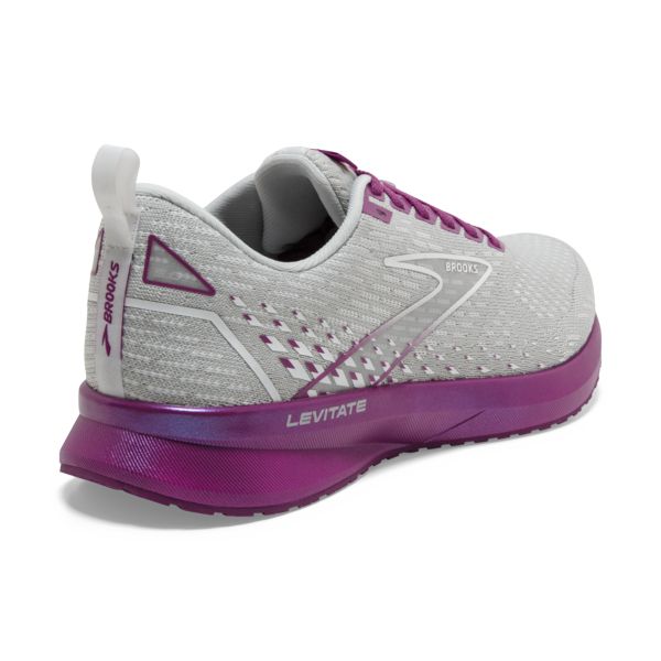 Brooks Levitate 5 Naisten Maantiekengät Harmaat Violetit | Suomi-270183