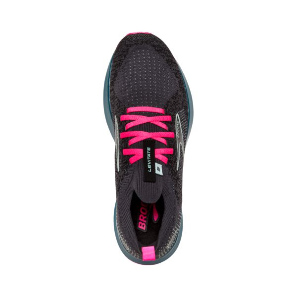 Brooks Levitate StealthFit 5 Naisten Maantiekengät Mustat Sininen Pinkki | Suomi-576230