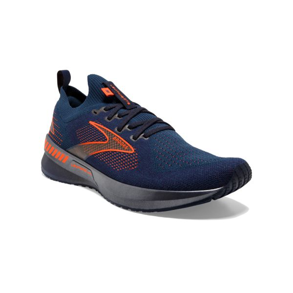 Brooks Levitate StealthFit GTS 5 Miesten Maantiekengät Laivastonsininen Oranssi | Suomi-287143