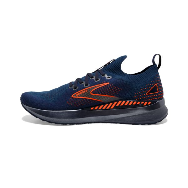 Brooks Levitate StealthFit GTS 5 Miesten Maantiekengät Laivastonsininen Oranssi | Suomi-287143