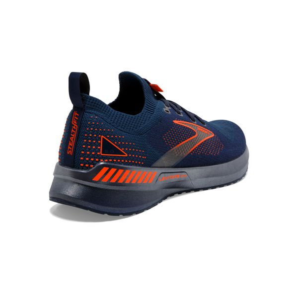 Brooks Levitate StealthFit GTS 5 Miesten Maantiekengät Laivastonsininen Oranssi | Suomi-287143