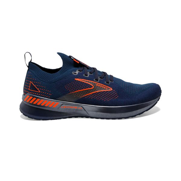 Brooks Levitate StealthFit GTS 5 Miesten Maantiekengät Laivastonsininen Oranssi | Suomi-287143