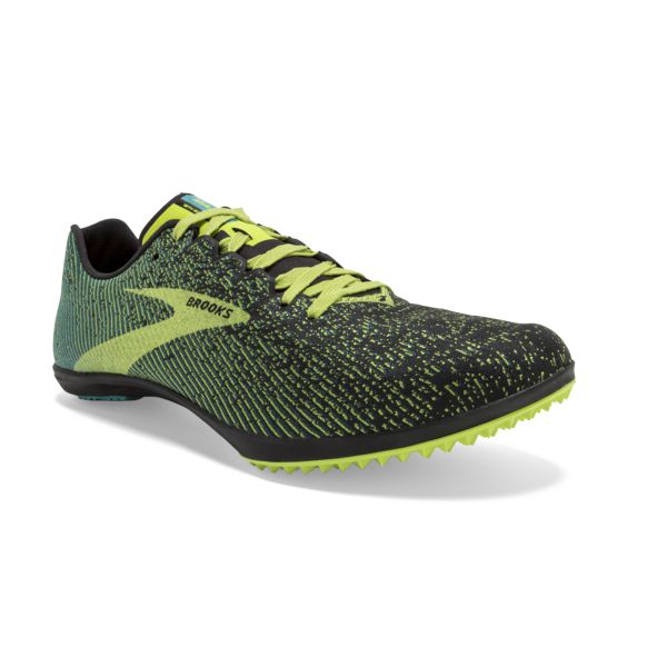 Brooks Mach 19 Spikeless Miesten Racing Kengät Mustat Keltainen Vihreä | Suomi-743065