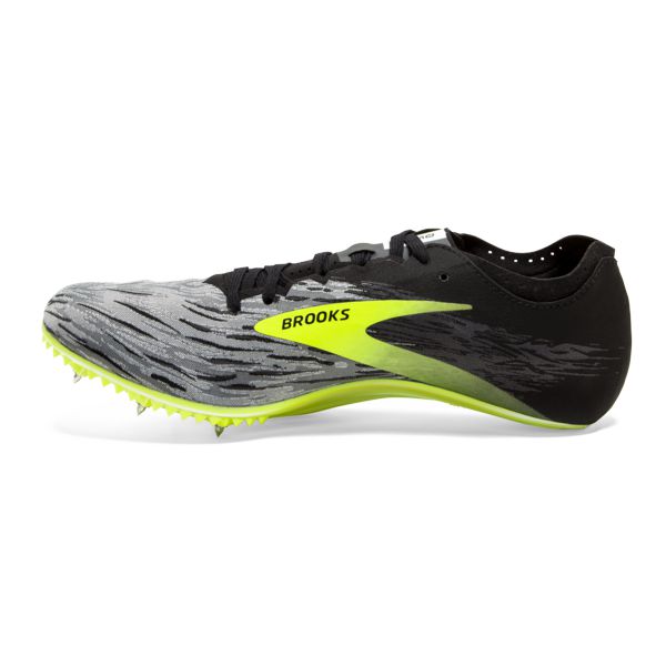 Brooks QW-K v4 Miesten Racing Kengät Mustat Harmaat Keltainen | Suomi-56387